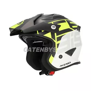 NUOVO CASCO ACERBIS TRIAL TRAIL MONTESA BETA ENDURO GASGAS TXT ROAD LEGAL PRO TY - Foto 1 di 10