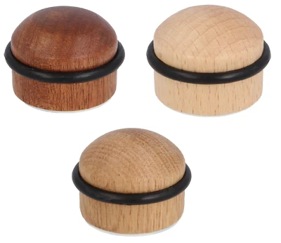 Türstopper Boden Türpuffer Holz Puffer selbstklebend Stopper zum Kleben Ø 34x28 - Bild 1 von 4