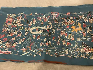 Authentic Chinese Qing Silk Woven Embroidery of everyday life scenes - Picture 1 of 23