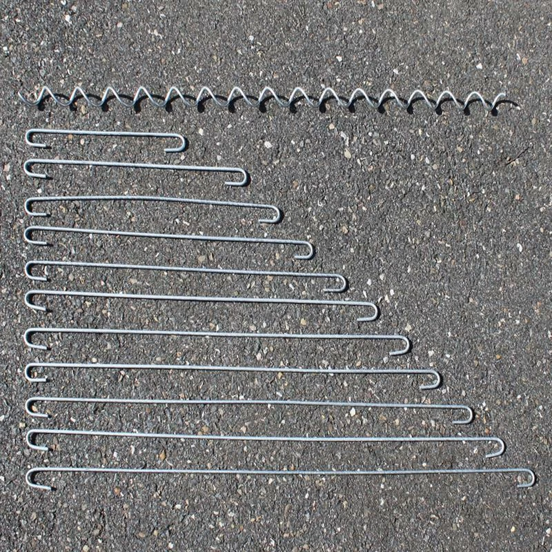 ESTEXO Spiralverbinder für Gabionen Spirale Spiralen Metall Gabione verzinkt ...