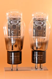 2x Hytron VT-52 - Vintage Audio Tubes - NOS getestet 100%+ auf Metrix U61B - Bild 1 von 21