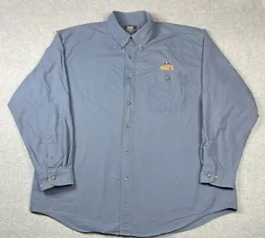 Denver Nuggets Shirt Mens Extra Large Heavy Canvas VTG 90s Lee Sport - Picture 1 of 7