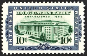 US #R733 MNH 1962 Documentary Revenue Stamp IRS Building Washington DC - Picture 1 of 1