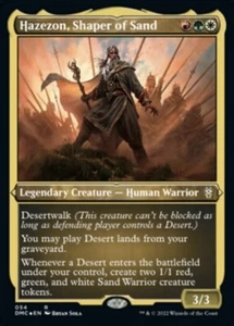 MTG - (Etched Foil) HAZEZON, SHAPER OF SAND - Dominaria United Com (R) - Picture 1 of 1