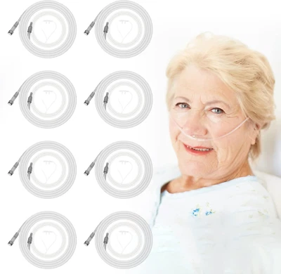 Sauerstoffbrille Nasenbrille Sauerstoffschlauch Aus Silikon:  8 Stücke Nasenbril - Bild 1 von 4