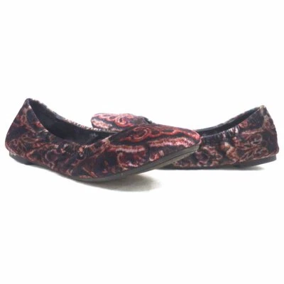 NEW $59 Lucky Brand Emmie Black Paisley Comfort Ballet Flats Shoes -Select Size- - Image 1 of 4