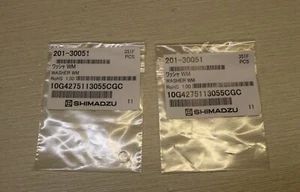 Nuovo! lotto di 2 rondelle SHIMADZU WM 201-30051, 10G4275113055CGC - Foto 1 di 1