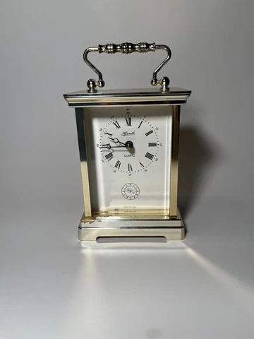Vintage Gorgeous, HERMLE 1925 FHJ Quartz Mantel Desk Clock, made in W. Germany Cover