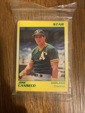 1990 Star Co. Yellow Jose Canseco Oakland A's 11 Card Set IN SEALED BAG