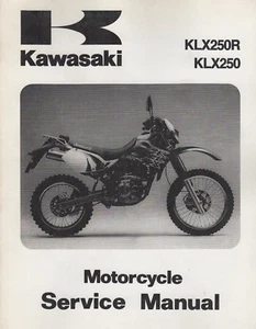 1993-1996 KAWASAKI MOTORCYCLE KLX250R, KLX250 SERVICE MANUAL 99924-1165-03 (320) - Picture 1 of 1