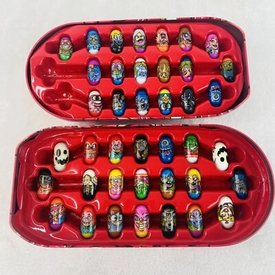 Ja-Ru 2004  Crazee Mighty Beanz  Lot of 40 Collectable Beans Marvel Iron Man Tin - Image 1 of 4
