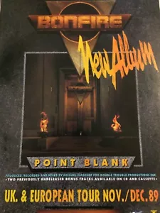 Bonfire, Point Blank, Full Page Vintage Promotional Ad - Picture 1 of 1