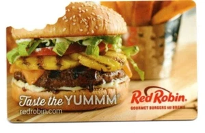 Red Robin Gourmet Burgers Taste The YUMMM DieCut Gift Card No$ Value Collectible - Picture 1 of 1