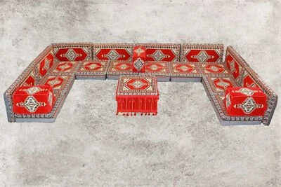 Orientalische Sitzecke - Sark Kösesi - Orientalische Sitzkissen - 22-tlg. -🌟✅ - Bild 1 von 3