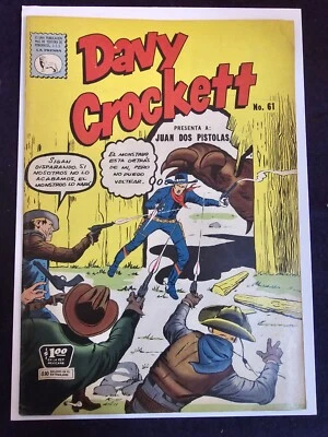 双枪 KID 58 西班牙墨西哥 La Prensa DAVY CROCKETT 61 极为罕见 — 第 1/4 张图片