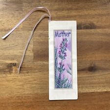 Vintage Bookmark Ekard | Mother | Embroidery Stitching | Handmade In UK