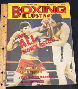 1978 December Boxing Illustrated Magazine "Why Ali Won't Retire" AA - Picture 1 of 3