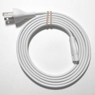 White OEM Apple AC Power Cord for Mac Mini, Airport, Time Capsule, C7 C8 2 Prong - Image 1 of 4