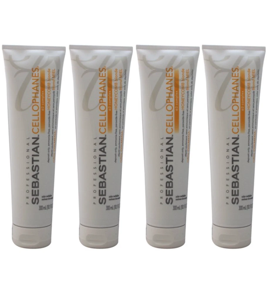 Sebastian celofán profesional - peine de miel rubio, 10,1 oz x 4 piezas Foto 1 de 1