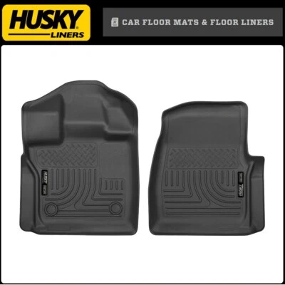 Husky Liners WeatherBeater Floor Mats for 15-25 Ford F-150 Standard Cab 2 doors - Image 1 of 4