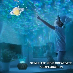 Galaxy, Projector Star Projector, BSYUN New Version Sound Activated Planets - Picture 1 of 9