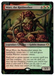 Wort the Raidmother Altered Full Art MTG Magic Commander Goblin Gift Legendary - Picture 1 of 1