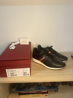 Zapatillas Bally Arnold FO/20 Cuero Granulado de becerro Negro EE. UU. 10 UE 43 - Apenas Usadas Foto 1 de 4