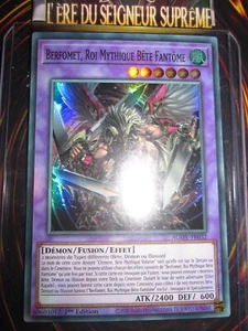 YU-GI-OH! SUPER RARE BERFOMET ROI MYTHIQUE BÊTE FANTÔME AGOV-FR032 NEUF ED 1 - Picture 1 of 1