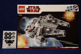 LEGO Star Wars 7778 Midi Scale Millennium Falcon - Stickers & Instruction Manual