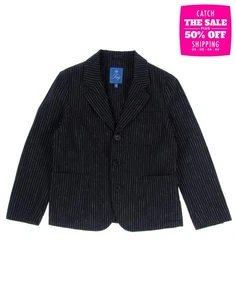 RRP€215 FAY Kids Blazer Jacket Size 4Y Linen Blend Single-Breasted Made in Italy - Picture 1 of 2