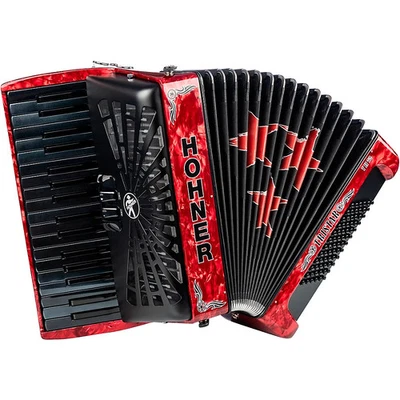 Acordeón Hohner TRI-STAR II 72 rojo perla Foto 1 de 4