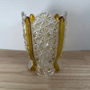 EAPG George Duncan & Sons Ellrose aka Paneled Daisy & Button Spooner - Picture 1 of 8