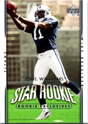 2007 Upper Deck Paul Williams Rookie #272 Tennessee Titans - Image 1 of 2