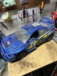 Vitage Kyosho Landamaxx Nitro 1/8 Rally SubaruRC Car 4WD - Picture 1 of 20