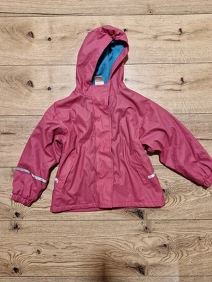 Gefütterte Regenjacke Mädchen, Größe 122/128 - Bild 1 von 3
