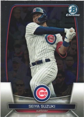 2023 Bowman Chrome #16 Seiya Suzuki Chicago Cubs - Image 1 of 2