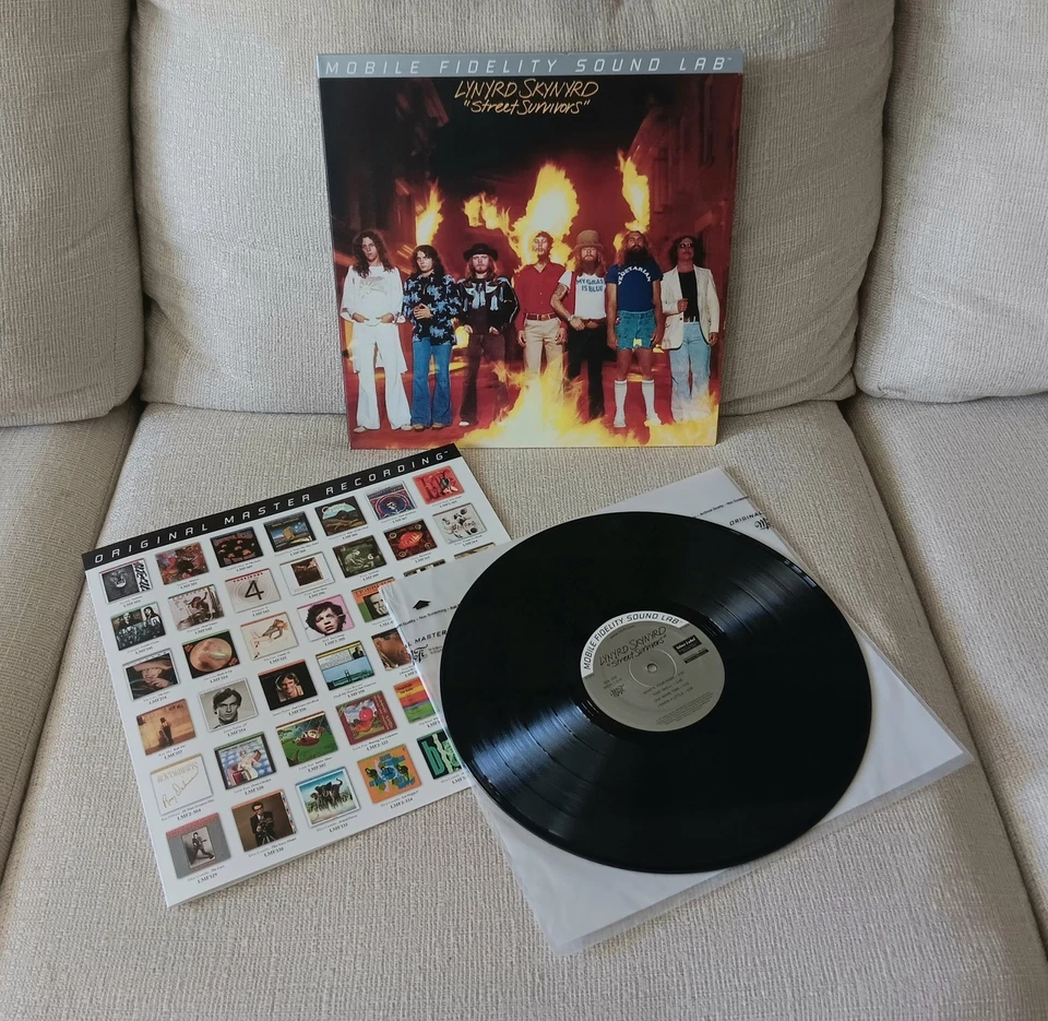 Lynyrd Skynyrd Street Survivors Original Master Recording Vinyl Record MFSL ROCK - Image 1 of 4