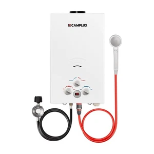 Camplux 10L 2.64GPM Outdoor Portable Propane Gas Tankless Water Heater, BW264 - Picture 1 of 6