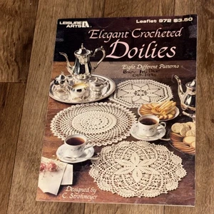 3)- Vtg Crochet Books ELEGANT CROCHETED DOILIES & TABLE TOPPERS SMALL PLEASURES - Picture 1 of 1