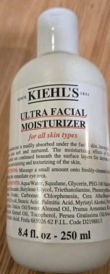Crema hidratante facial Kiehl's Ultra con escualano 8,4 oz nueva sellada hidratación 24 horas Foto 1 de 4