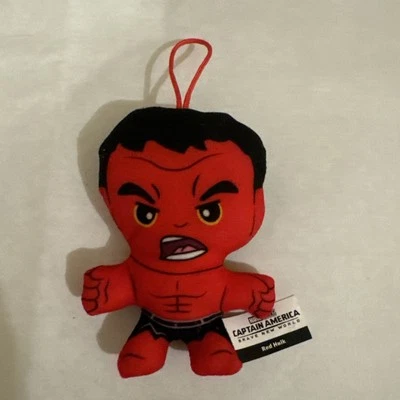 Nuevo McDonald's 2024 Capitán América Brave New World #2 Red Hulk Figura de Peluche Juguete Foto 1 de 3
