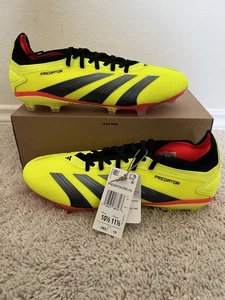 Adidas Soccer Cleats Predator Elite FG Yellow Pink IF5441 Mens Size 10.5 New - Picture 1 of 9