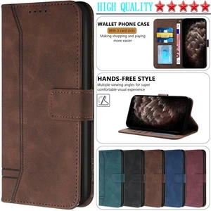 Funda tipo billetera para teléfono cubierta abatible para Motorola Moto G Play G Stylus G Power 2025 2024 - Imagen 1 de 52