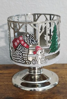 Candelabro Bath & Body Works Nordic Critters Pedestal 3 Mechas Usado en Excelente Condición  Foto 1 de 4