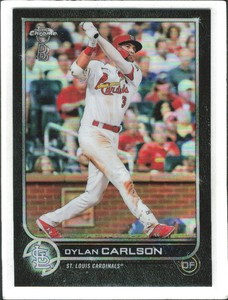 2022 Topps Chrome Ben Baller Dylan Carlson   #158 St. Louis Cardinals
