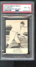 1946 Sunbeam Bread Al Jarlett PSA 8 Graded Baseball Card Sacramento Solons PCL