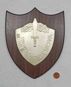 Crest Militare - Placca Comando di Zona 19° Genio Esercito - Foto 1 di 1