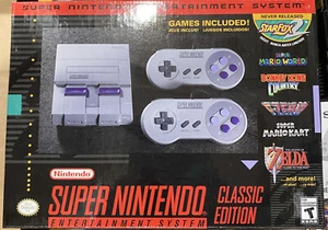 NEW SEALED AUTHENTIC SNES Console Classic Edition Super Nintendo Mini USA SELLER - Picture 1 of 2