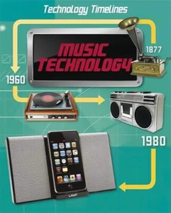 Technology Timelines: Music Technology Tom Jackson Hardcover Book - Foto 1 di 2