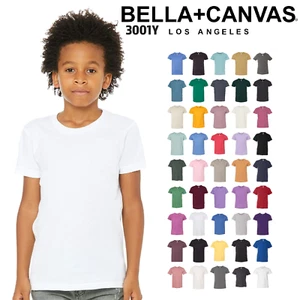 Bella + Canvas 3001Y Youth Jersey T Shirt - Picture 1 of 33